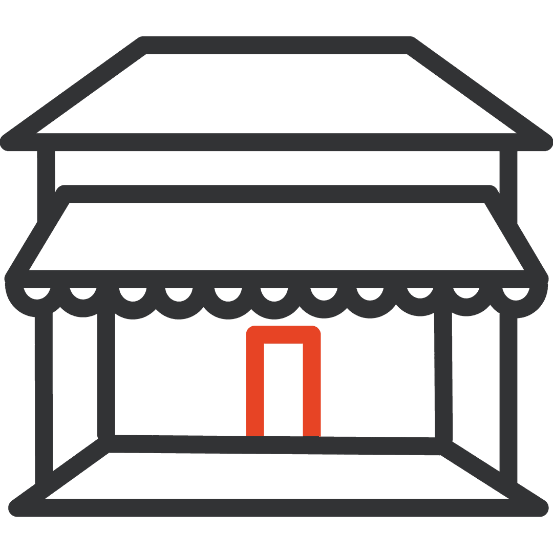 Montering motordriven terassmarkis icon